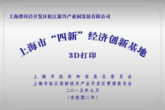 上海市“四新”经济立异基地